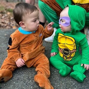 Infant ninja turtle Halloween costume